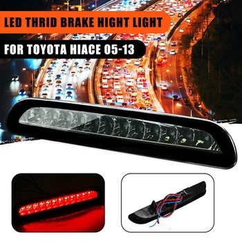 Füme 12-LED Üçüncü Arka Kuyruk Fren Dur İşık Ters Lamba Toyota Hiace 2005-2013 için