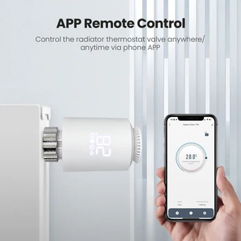 ZigBee Akıllı Sıcaklık Kontrol Vanası Haftalık Programlama Termostatik Radyatör Vanası Alexa Google Ev ile Çalışmak