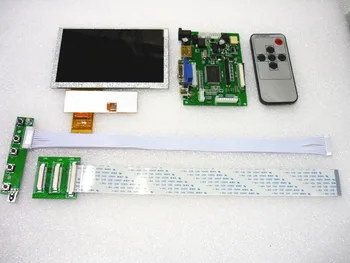 HDMI + 2AV + VGA 5 inç araca monteli LCD suite projeksiyon HSD050IDW1 çözünürlük 800x480 DIY on-kart bilgisayar monitörleri