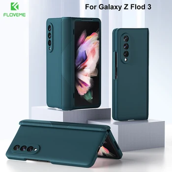 Floveme Zırh Mat Kat samsung kılıfı Galaxy Z Kat 3 5G Ultra İnce Tüm dahil Koruma Sert Kapak Samsung Z Kat 3