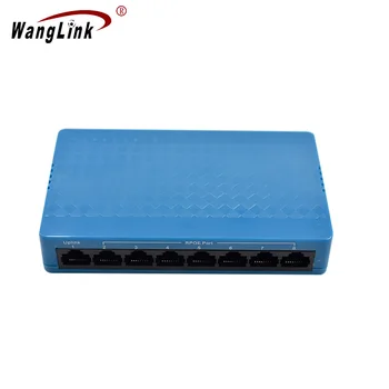 Wanglink plastik konut 10/100/1000 Mbps 8 port Ters POE Anahtarı 8 port