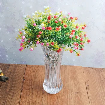 DIY yapay çiçek Gypsophila Sahte Bitki Düğün Ev Otel Parti Dekorasyon Doğum Günü DIY Fotoğraf Sahne çiçek başları Şube