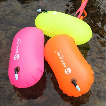 Güvenlik şişme Hayat Kurtarıcı Yüzmek Şamandıra PVC Yüzme Şamandıra Hava Kuru Çanta Çekme Şamandıra Yüzme Su Sporları Güvenlik Şamandıra Hava Yastığı