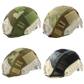 Taktik Kask Kapağı Hızlı MH PJ BJ Kask Airsoft Paintball Ordu Camo Taktik Kask Kapağı Askeri Aksesuarlar