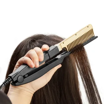 Elektrikli Profesyonel Düz Saç Tarak Kadın saç araçları Saç kurutma makinesi kurutma saç İşlevli 110-220 v SU410