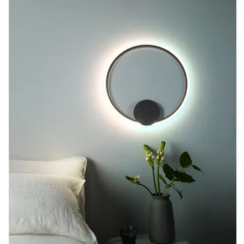 LED alüminyum basit duvar lambası 20W uzun şerit kapalı ışık oturma odası merdiven koridor arka plan aydınlatması dekorasyon Modern L