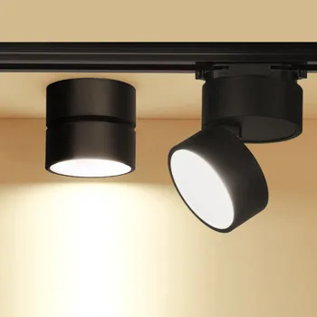 Thrisdar 7 W 12 W 15 W yüzeye monte LED Downlight Vitrinler LED ray lambası 360 Derece Ayarlanabilir LED Tavan Parça spot