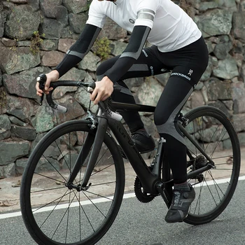 Spor ROCKBROS kış sıcak polar bisiklet kol bacak ısıtıcıları erkek kadın rahat moda konfor bisiklet bisiklet bacak kol boyutu M-3XL