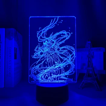 Anime Antik Magus Gelin Akrilik LED Gece Lambası Anime 3D Lamba 16 Renk Dokunmatik Masa Başucu Lambası yatak odası dekoru