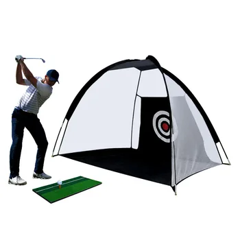 PGM Kapalı Golf Pratik Net Golf Salıncak Eğitmen Golf Sürüş Aralığı İki renkli Golf Çadır Net