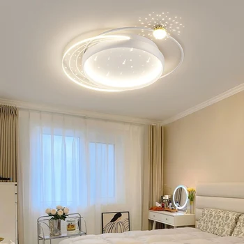 2022 Yeni yatak odası lambası Basit Modern İskandinav Yaratıcı ışık Lüks Oda Sıcak Romantik Ana Yatak Odası Tavan Lambası