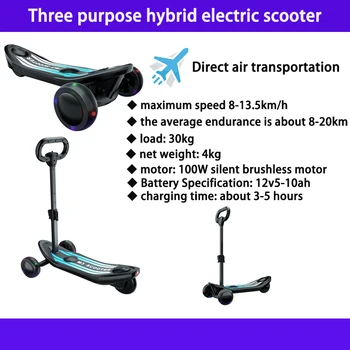 Çocuklar, gençler ve patentli ürünler için uygun, 18650 lityum pilli Sutner üç amaçlı hibrit elektrikli scooter