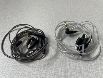 3.5 mm Kablolu Kulaklık Kablosu Ayrılabilir MMCX Konnektör Değiştirme Kablosu için Mikrofon ile Shure SE215 SE425 SE535 SE846 UE900