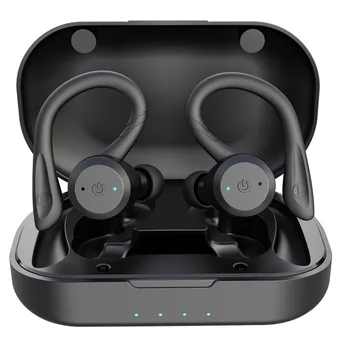 20 Saat Çalma süresi Yüzme Su Geçirmez Bluetooth Kulaklık Çift Aşınma Tarzı Spor Kablosuz Kulaklık TWS Ipx7 Kulaklık Stereo