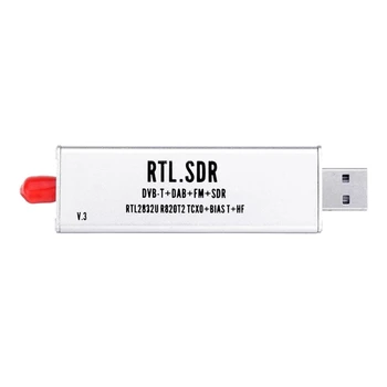 0.1 Mhz-1.7 Ghz TCXO RTL SDR Alıcı R820T2 USB RTL-SDR Dongle İle 0.5 Ppm TCXO SMA MJZSEE A300U Test Cihazı
