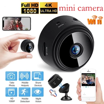 A9 Mini Kamera WiFi Kamera 1080 p HD Gece Sürüm Mikro Ses Kaydedici Kablosuz Mini Kameralar Video Gözetim IP Kamera