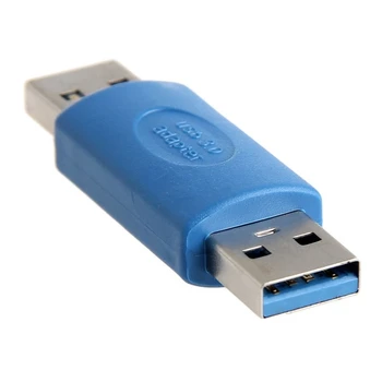 USB3. 0 Tip A Erkek-Erkek Konnektör Fiş Adaptörü USB 3.0 Dönüştürücü USB 3.0 A Erkek-Erkek M-M Çoğaltıcı Adaptör Konnektörü