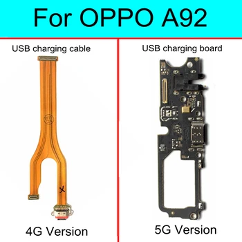 OPPO için A92 4G 5G USB Verici şarj standı Bağlantı Noktası Konektörü ana Mikrofon Kurulu flex kablo