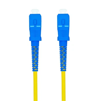 Tek Modlu sc'den sc'ye Fiber Yama Kablosu 9 / 125µm, 2/5/10 Metre SC-SC Simpleks Fiber bağlantı kablosu SM 5 adet / paket