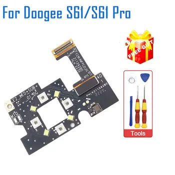 Doogee S61 Flaşör Kurulu Yeni Orijinal Flaşör Kurulu FPC Onarım Yedek Aksesuarları Doogee S61 Pro Akıllı Telefon